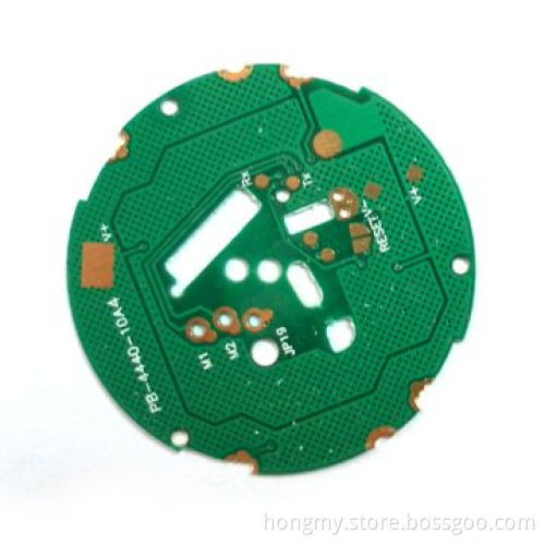 Double-sided PCB with 0.4mm Board Thickness and Immersion Gold Surface Finish